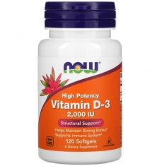 Vitamin D-3 2000 IU 120 softgels